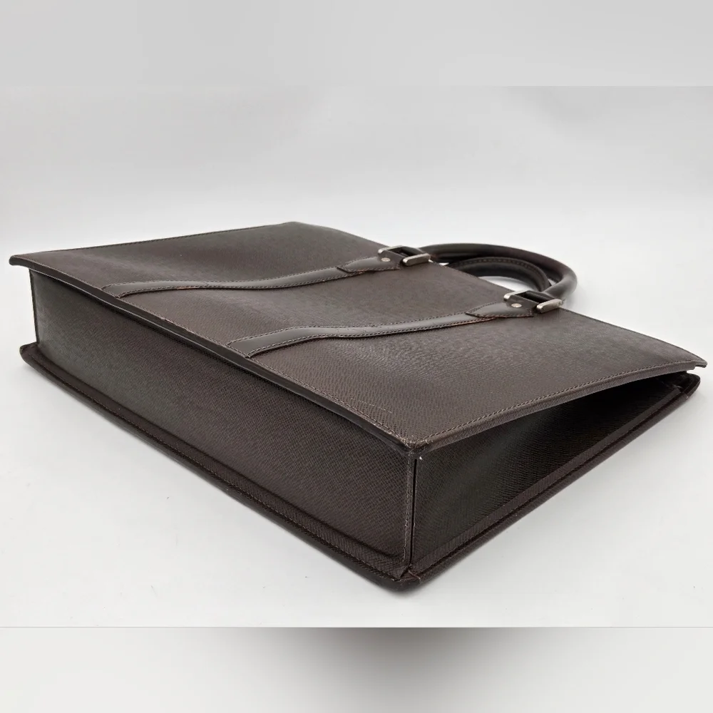 Louis Vuitton Taiga Ardoise Porte Document Lozan Briefcase VI0065